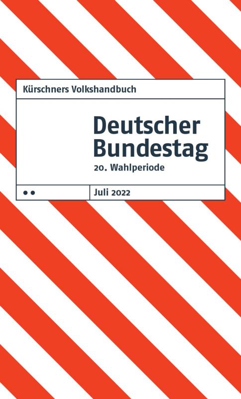 Cover-Bild Kürschners Volkshandbuch Deutscher Bundestag