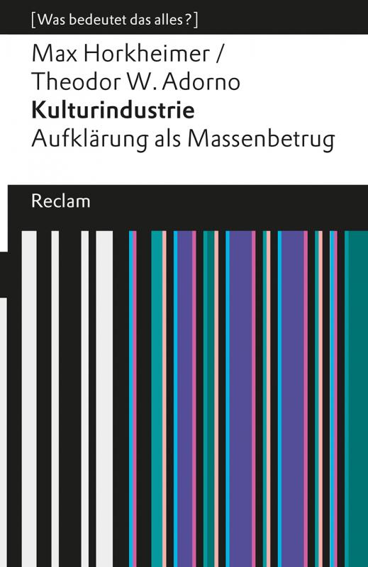 Cover-Bild Kulturindustrie. Aufklärung als Massenbetrug