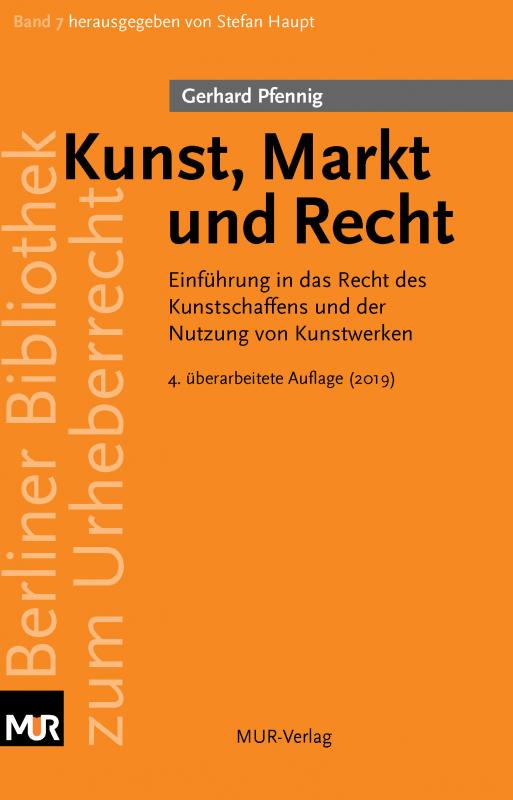 Cover-Bild Kunst, Markt und Recht