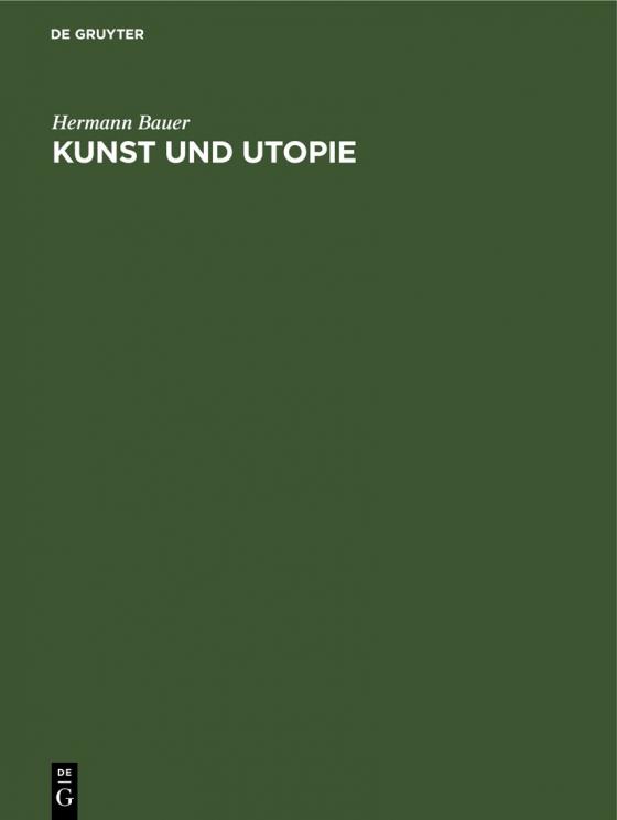 Cover-Bild Kunst und Utopie