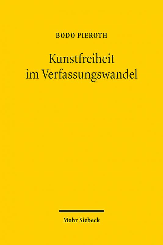 Cover-Bild Kunstfreiheit im Verfassungswandel