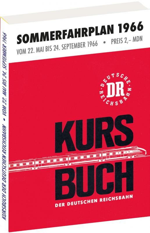 Cover-Bild Kursbuch der Deutschen Reichsbahn - Sommerfahrplan 1966