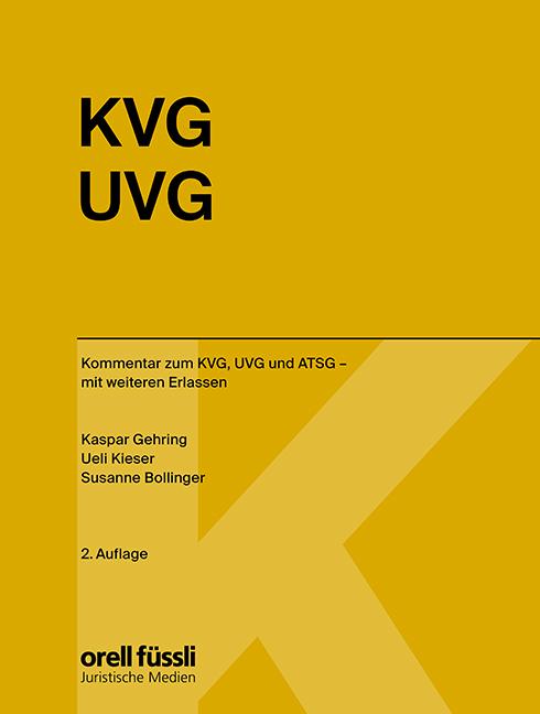 Cover-Bild KVG/UVG Kommentar
