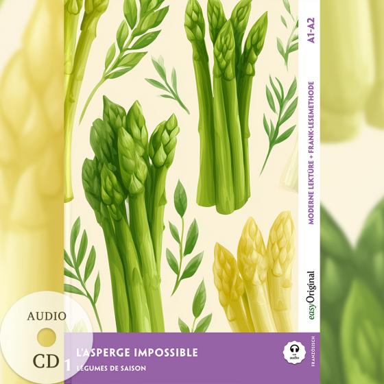 Cover-Bild L'Asperge impossible - Französische Krimi-Lektüre A1-A2 (+ Audio-CD)