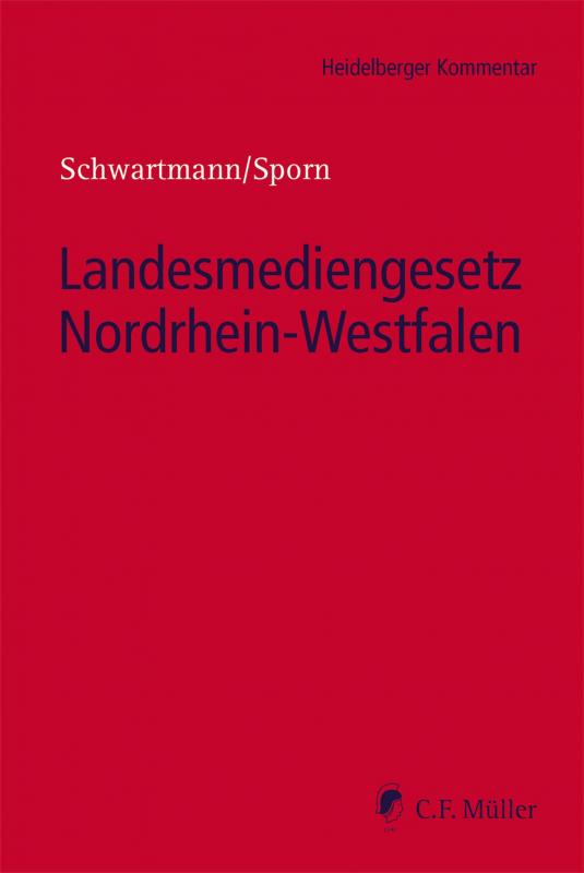 Cover-Bild Landesmediengesetz Nordrhein-Westfalen