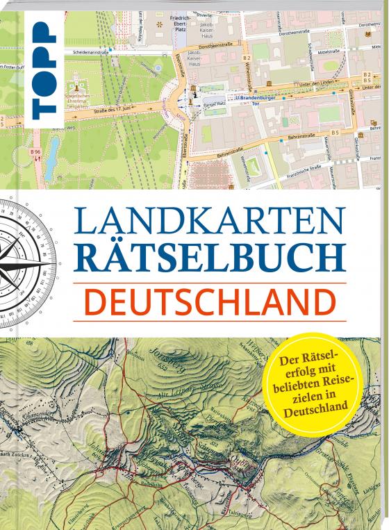 Cover-Bild Landkarten Rätselbuch - Deutschland