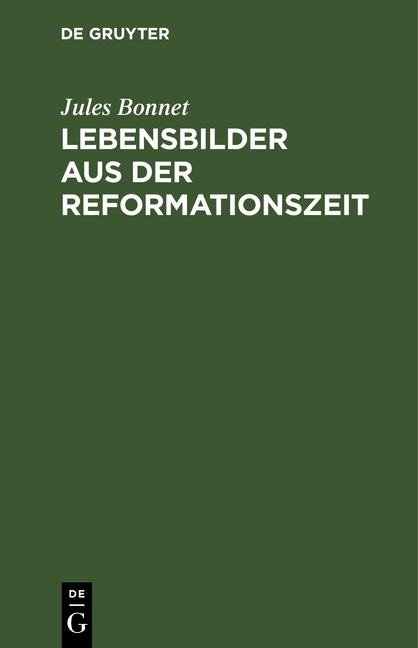 Cover-Bild Lebensbilder aus der Reformationszeit