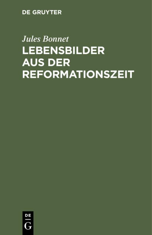 Cover-Bild Lebensbilder aus der Reformationszeit