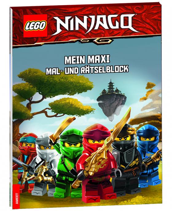 Cover-Bild LEGO® NINJAGO® – Mein Maxi Mal- und Rätselblock