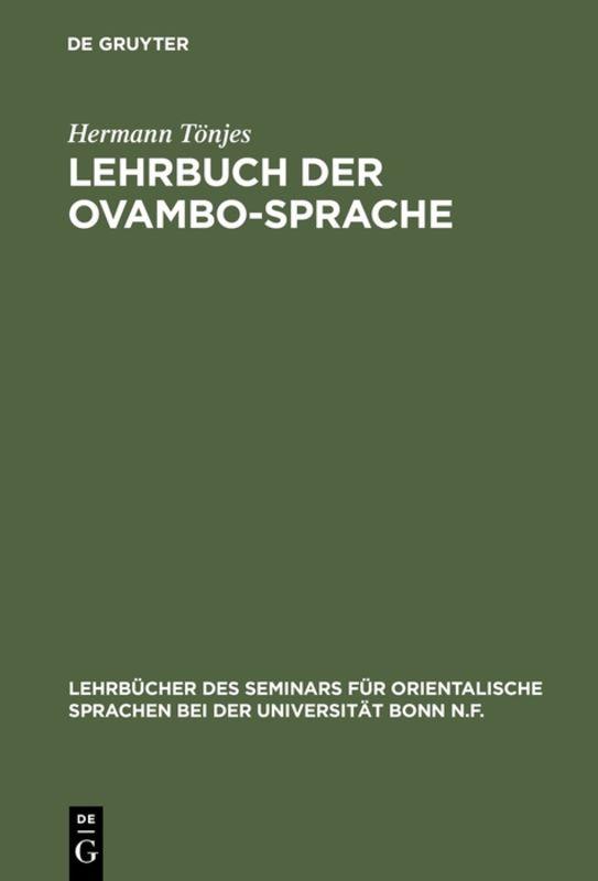 Cover-Bild Lehrbuch der Ovambo-Sprache