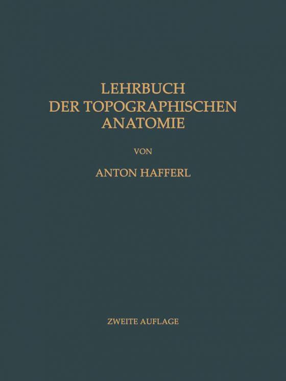 Cover-Bild Lehrbuch der Topographischen Anatomie