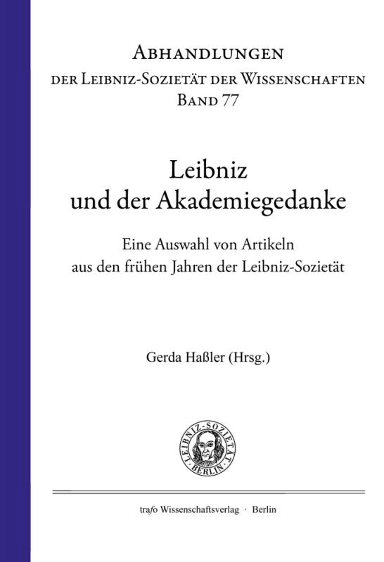 Cover-Bild Leibniz und der Akademiegedanke