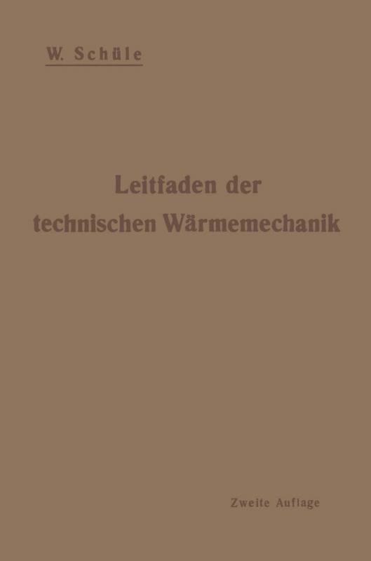 Cover-Bild Leitfaden der technischen Wärmemechanik