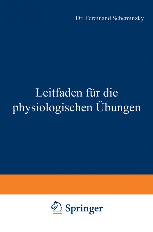 Cover-Bild Leitfaden für die physiologischen Übungen