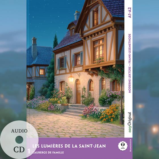 Cover-Bild Les lumières de la Saint-Jean - Französische Krimi-Lektüre A1-A2 (+ Audio-CD)