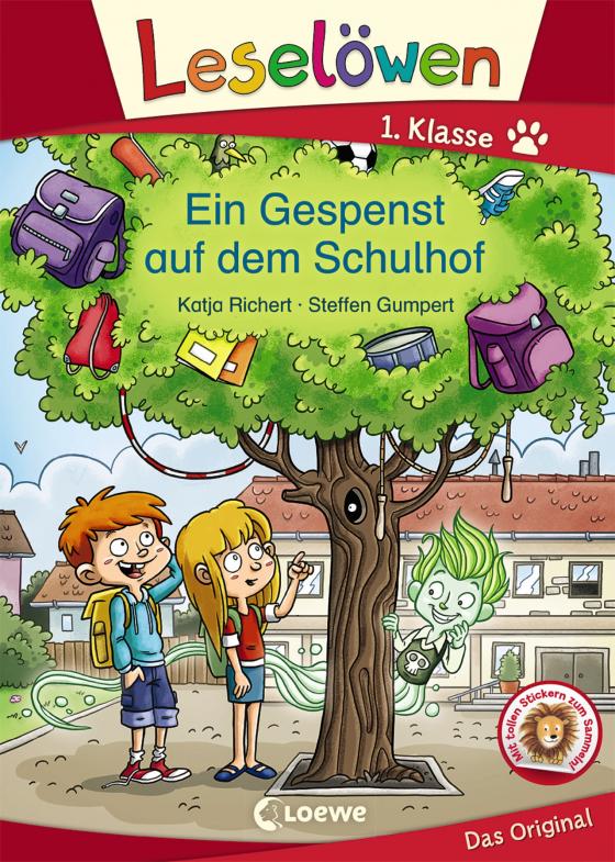 Cover-Bild Leselöwen 1. Klasse - Ein Gespenst auf dem Schulhof