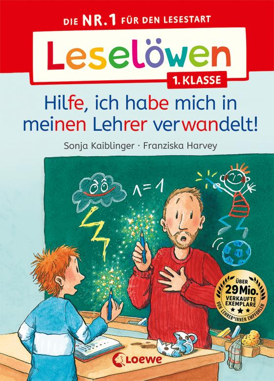 Cover-Bild Leselöwen 1. Klasse - Hilfe, ich habe mich in meinen Lehrer verwandelt!