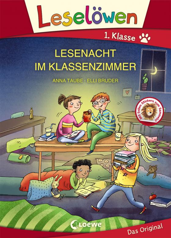 Cover-Bild Leselöwen 1. Klasse - Lesenacht im Klassenzimmer (Großbuchstabenausgabe)