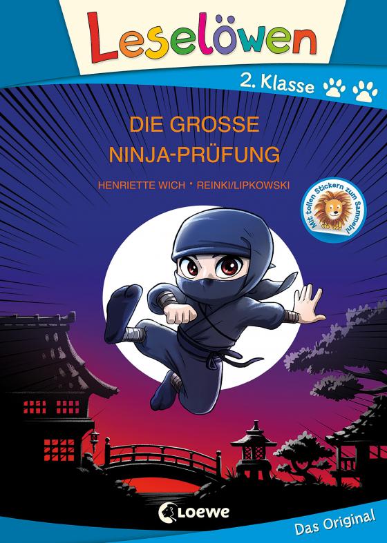 Cover-Bild Leselöwen 2. Klasse - Die große Ninja-Prüfung (Großbuchstabenausgabe)