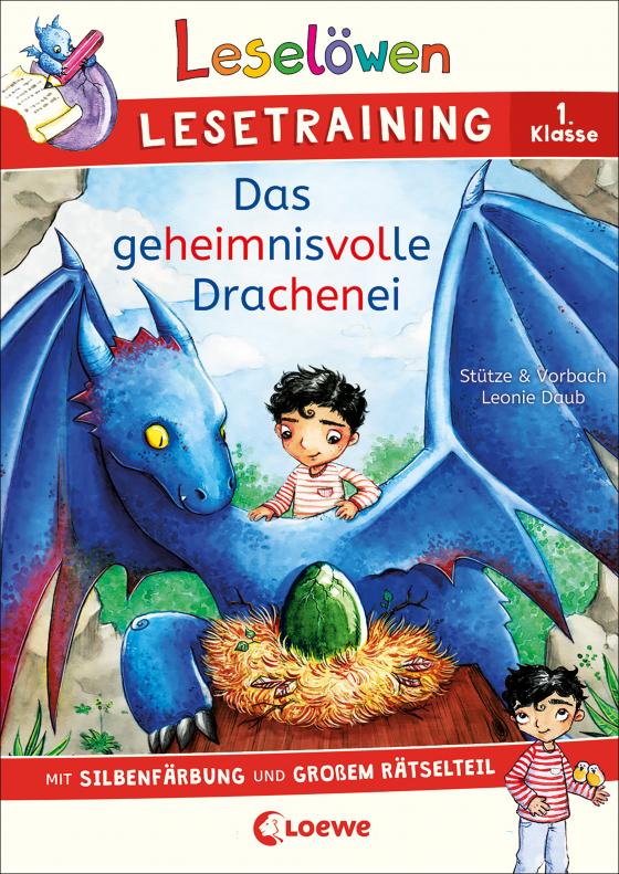 Cover-Bild Leselöwen Lesetraining 1. Klasse - Das geheimnisvolle Drachenei