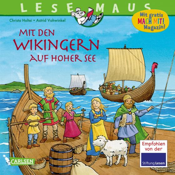 Cover-Bild LESEMAUS 148: Mit den Wikingern auf hoher See