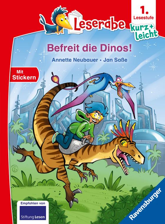 Cover-Bild Leserabe 1. Lesestufe Kurz und leicht - Befreit die Dinos!