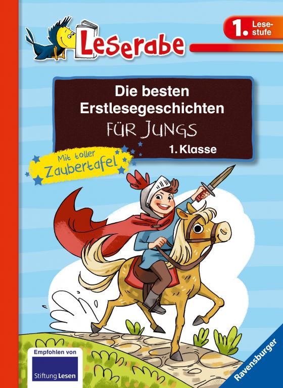 Cover-Bild Leserabe - Sonderausgaben: Die besten Erstlesegeschichten für Jungs 1. Klasse mit toller Zaubertafel