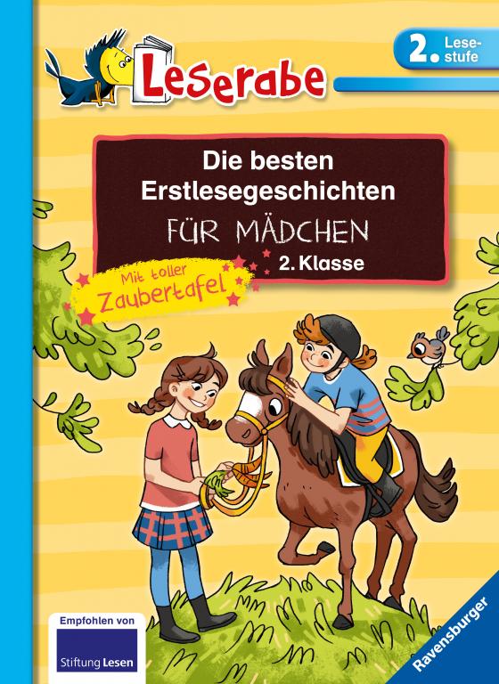 Cover-Bild Leserabe - Sonderausgaben: Die besten Erstlesegeschichten für Mädchen 2. Klasse mit toller Zaubertafel