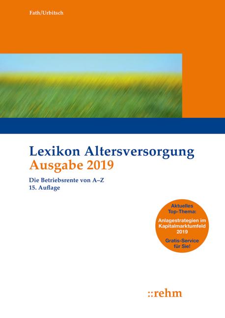 Cover-Bild Lexikon Altersversorgung 2019