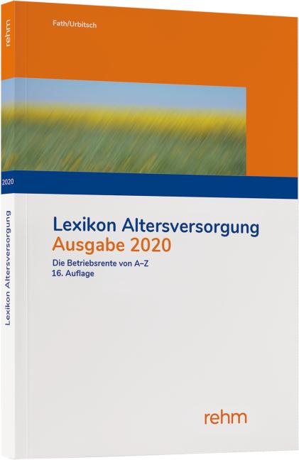 Cover-Bild Lexikon Altersversorgung 2020