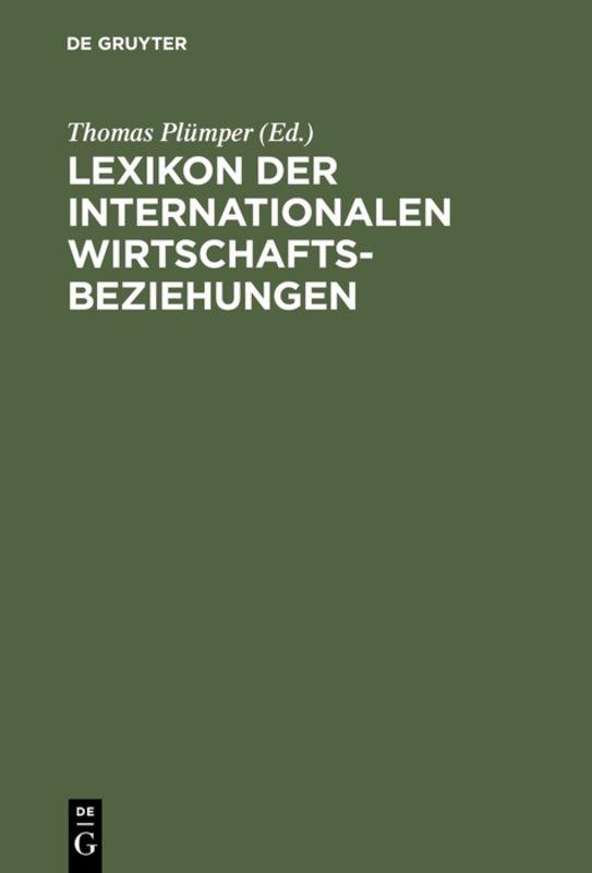 Cover-Bild Lexikon der Internationalen Wirtschaftsbeziehungen