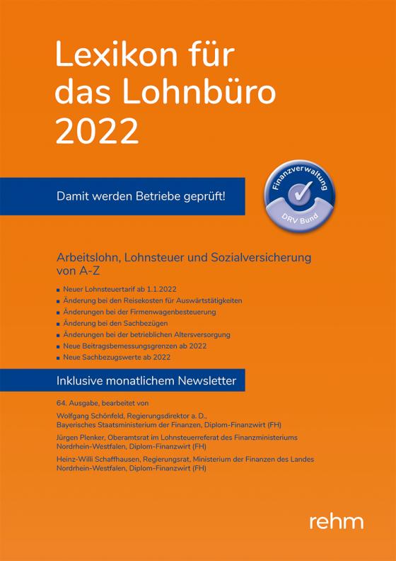 Cover-Bild Lexikon für das Lohnbüro 2022 (E-Book EPUB)