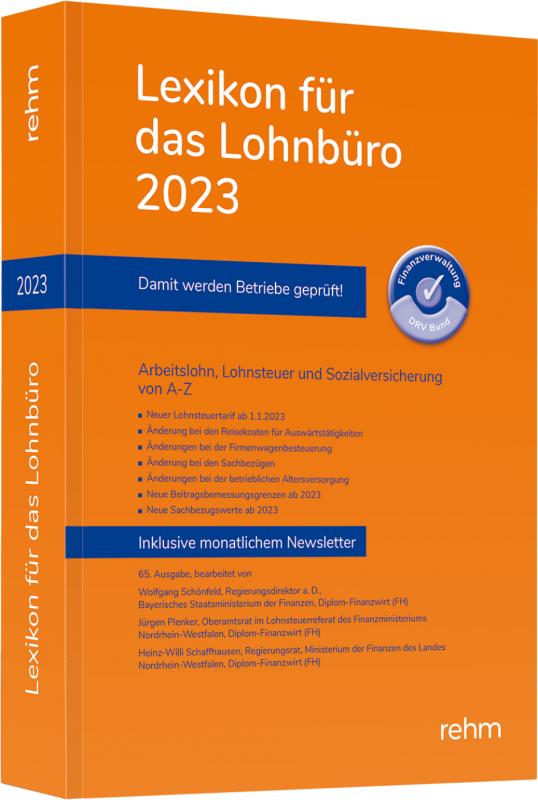 Cover-Bild Lexikon für das Lohnbüro 2023