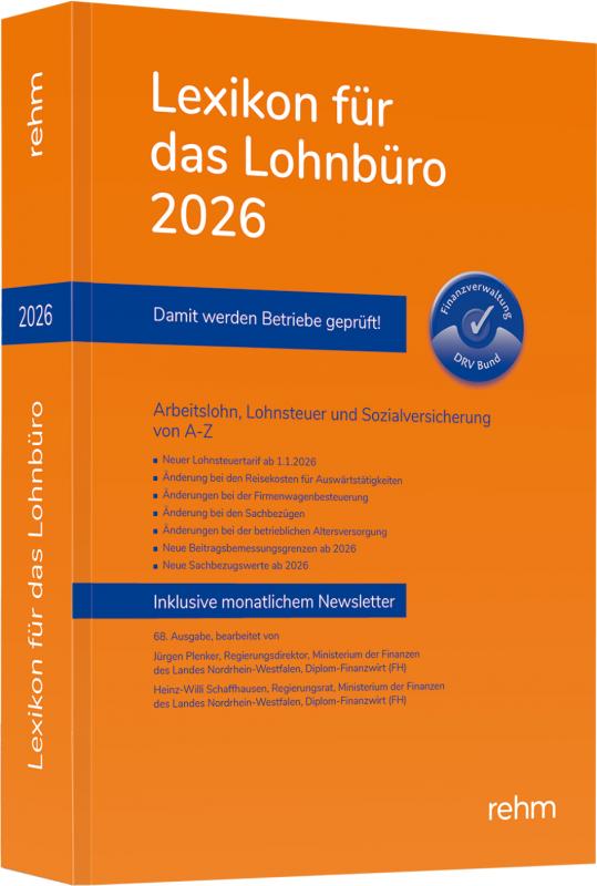 Cover-Bild Lexikon für das Lohnbüro 2026