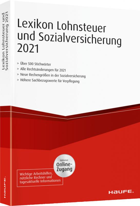 Cover-Bild Lexikon Lohnsteuer und Sozialversicherung 2021 - inkl. Onlinezugang