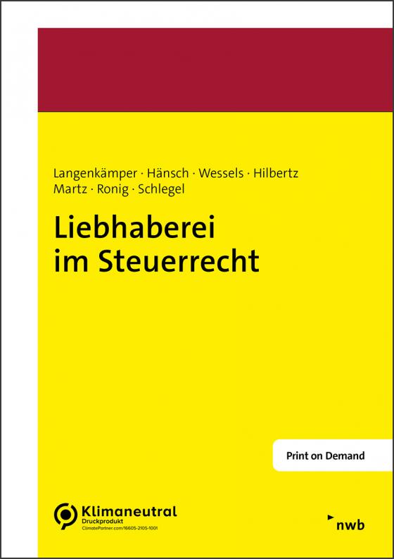 Cover-Bild Liebhaberei im Steuerrecht