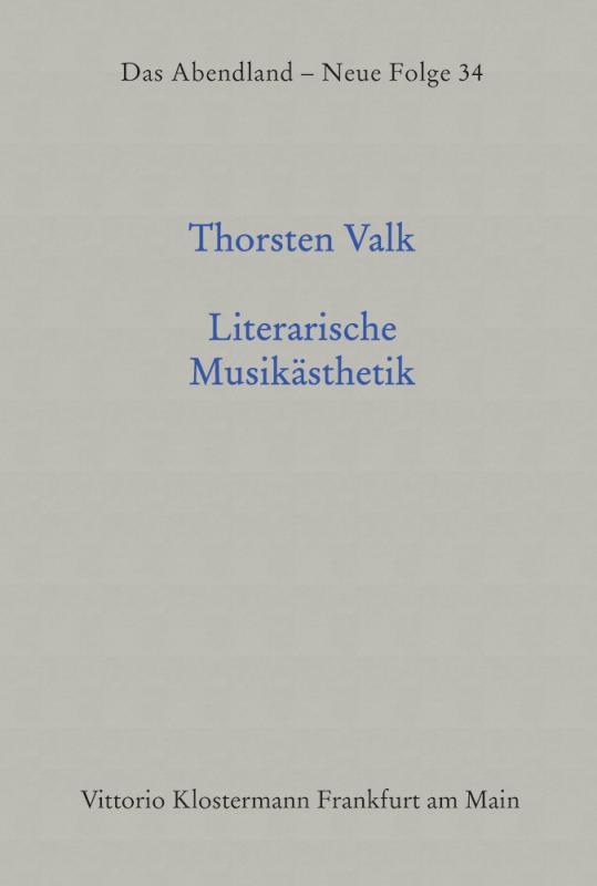 Cover-Bild Literarische Musikästhetik