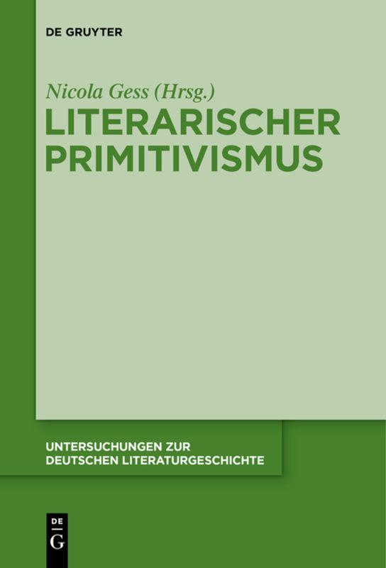 Cover-Bild Literarischer Primitivismus