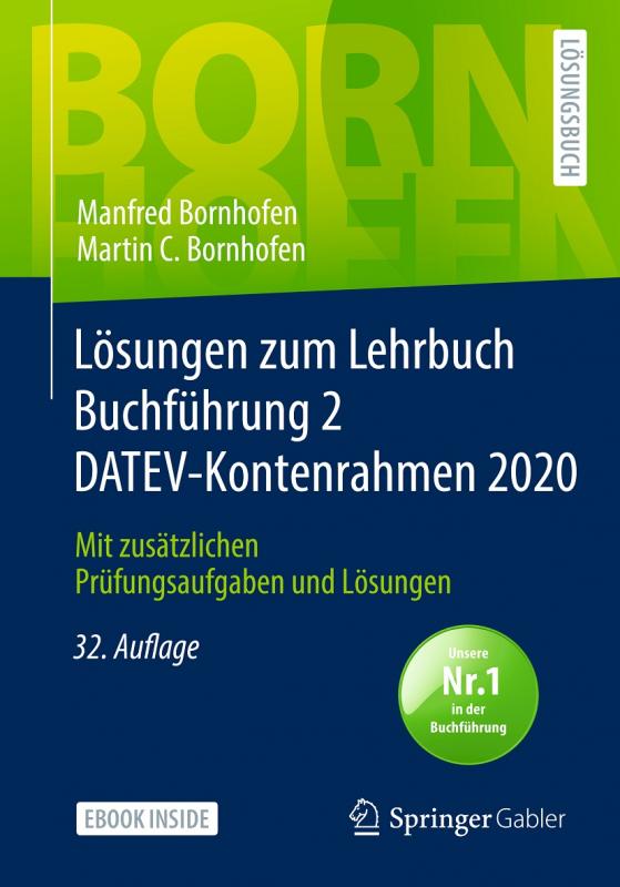 Cover-Bild Lösungen zum Lehrbuch Buchführung 2 DATEV-Kontenrahmen 2020