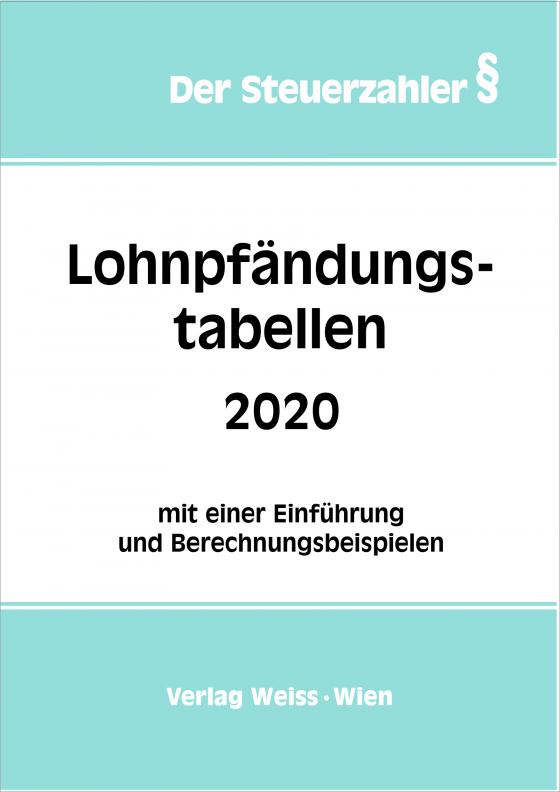 Cover-Bild Lohnpfändungstabellen 2020