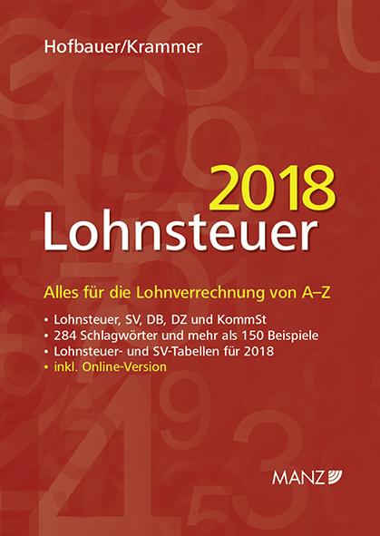 Cover-Bild Lohnsteuer 2018