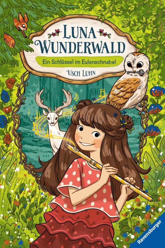 Cover-Bild Luna Wunderwald, Band 1: Ein Schlüssel im Eulenschnabel (magisches Waldabenteuer mit sprechenden Tieren für Kinder ab 8 Jahren)