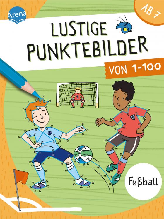 Cover-Bild Lustige Punktebilder von 1-100. Fußball