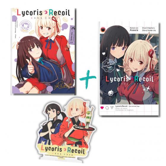 Cover-Bild Lycoris Recoil Bundle: Manga + Roman + Acrylfigur