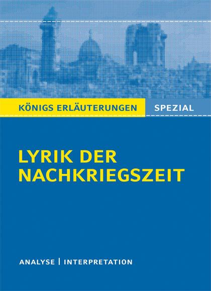 Cover-Bild Lyrik der Nachkriegszeit (1945-60).