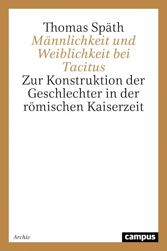 Cover-Bild Männlichkeit und Weiblichkeit bei Tacitus