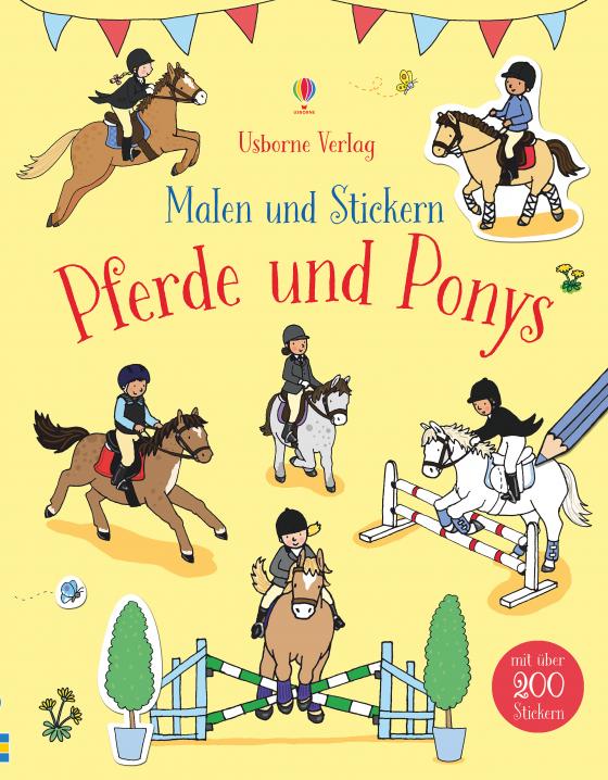 Cover-Bild Malen und Stickern: Pferde und Ponys