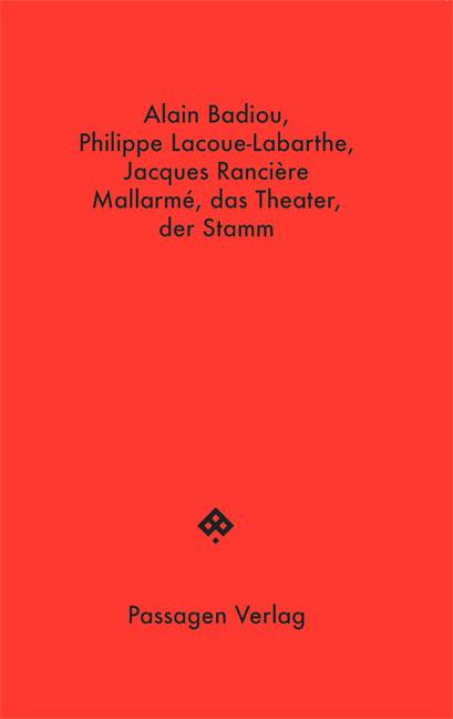 Cover-Bild Mallarmé, das Theater, der Stamm