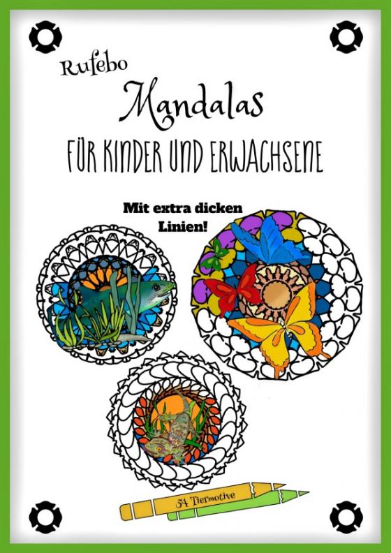 Cover-Bild Mandalas für Kinder und Erwachsene - Mit extra dicken Linien!
