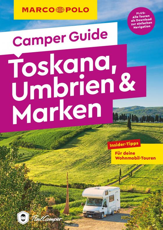 Cover-Bild MARCO POLO Camper Guide Toskana, Umbrien & Marken